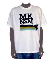 MKNSM Stripes logo white